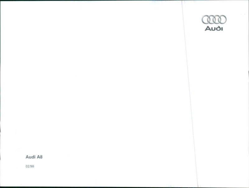 1998 Audi A8 - Vintage Photograph