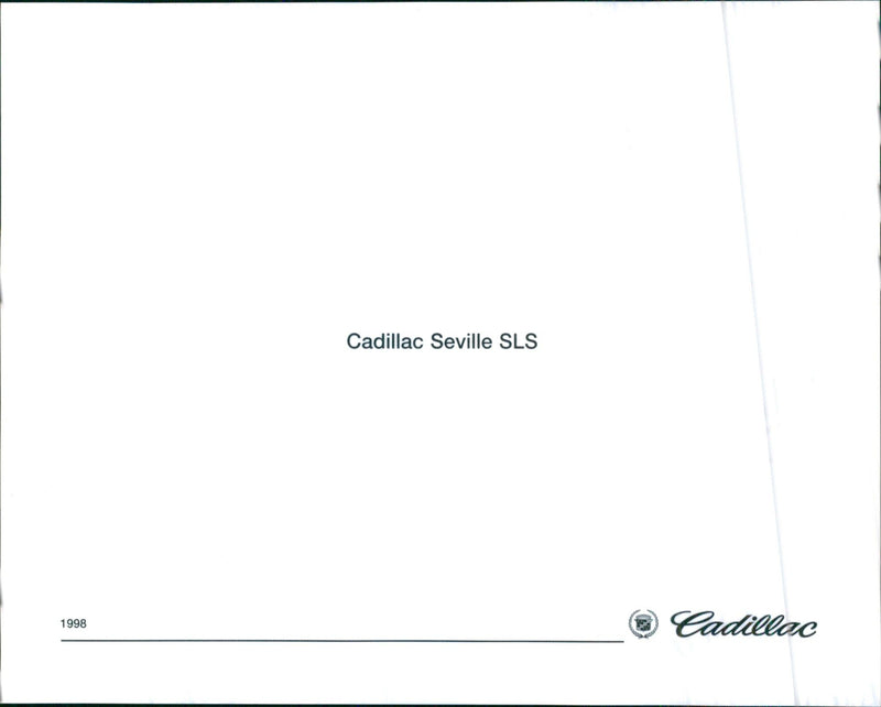 1998 Cadillac Seville SLS - Vintage Photograph