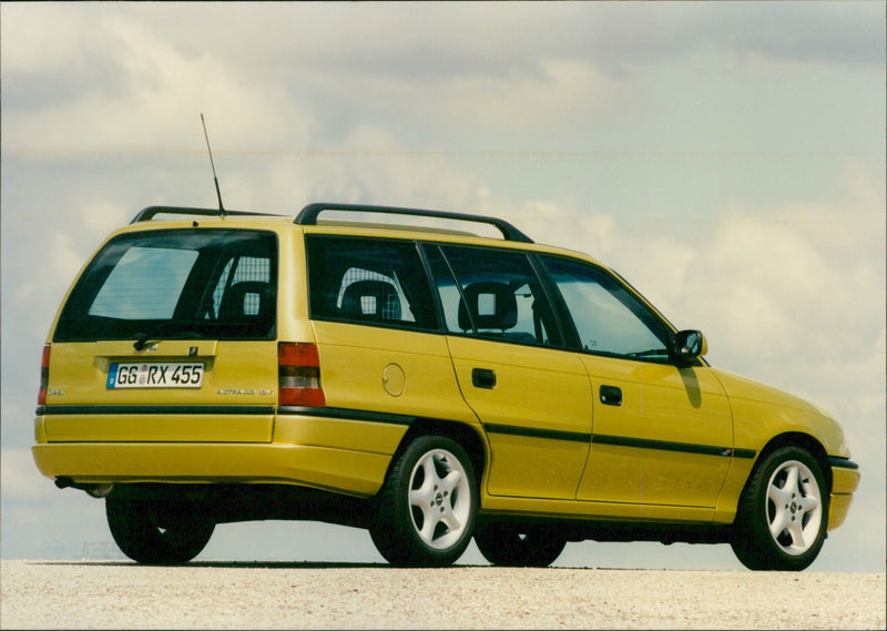1997 Opel Astra Caravan Motion - Vintage Photograph
