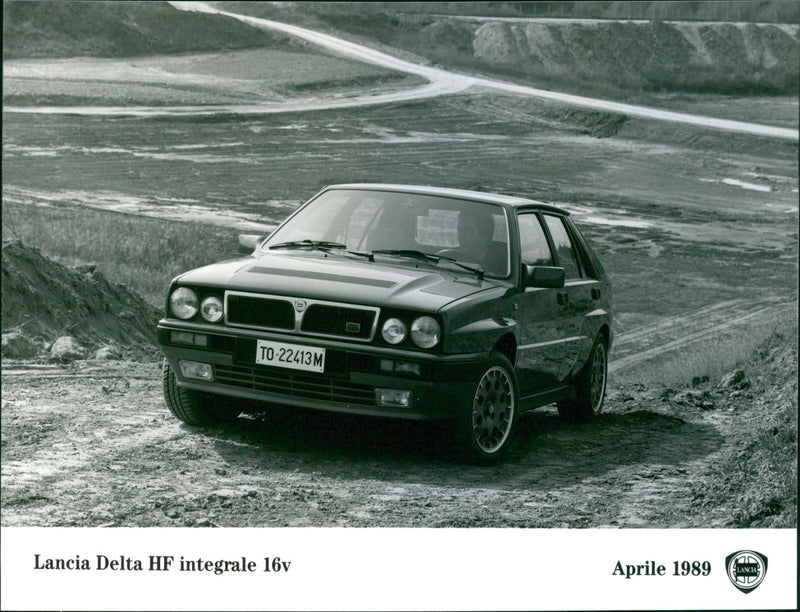 Lancia Delta HF integrale 16v - Vintage Photograph