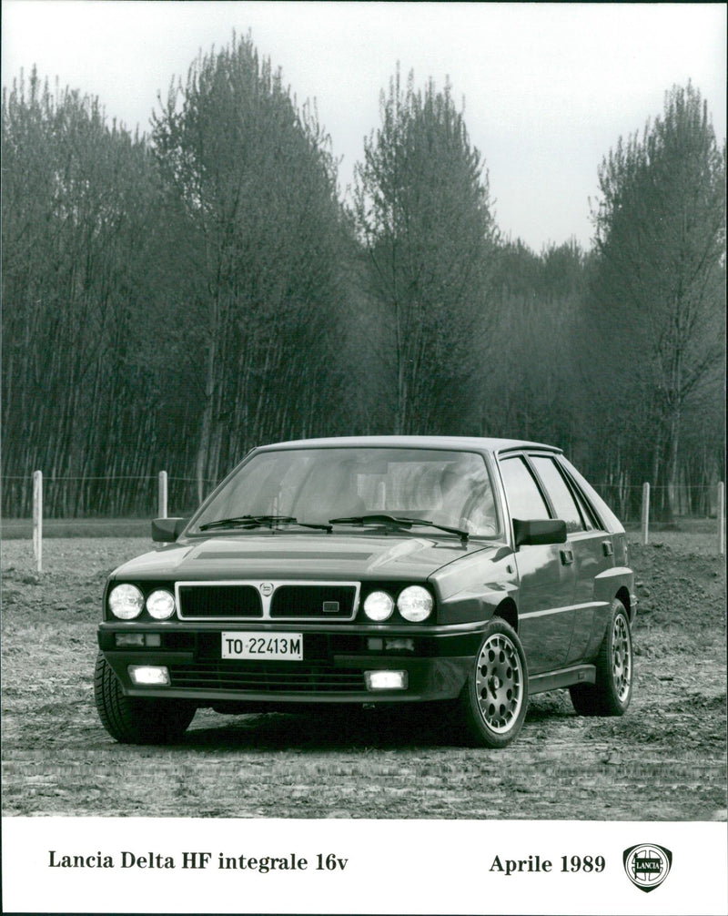 Lancia Delta HF integrale 16v - Vintage Photograph