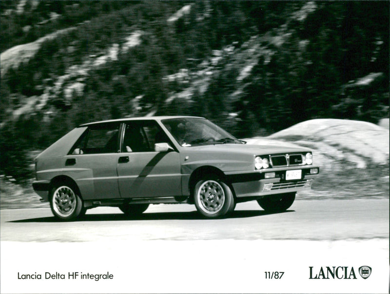 Lancia Delta HF integrale - Vintage Photograph
