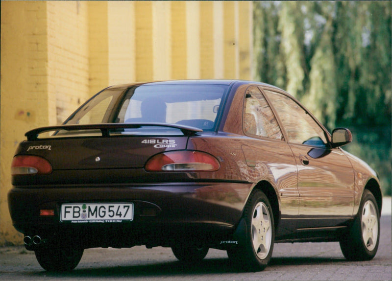 1997 Proton 418 LRS Coupé, rear view - Vintage Photograph