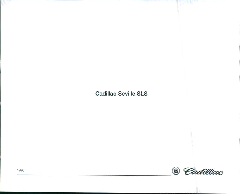 Cadillac Seville SLS - Vintage Photograph