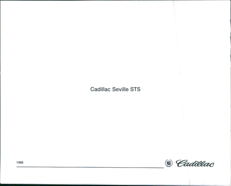 Cadillac Seville STS - Vintage Photograph