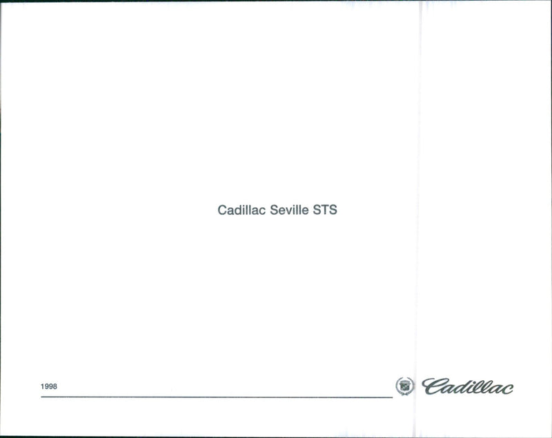 Cadillac Seville STS - Vintage Photograph