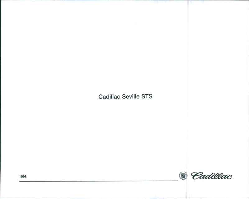 Cadillac Seville STS - Vintage Photograph