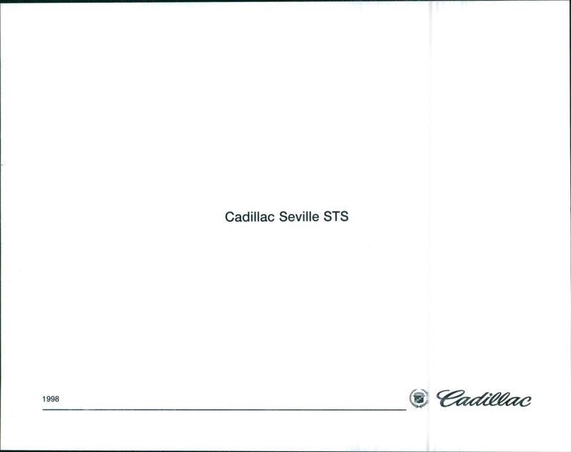 Cadillac Seville STS - Vintage Photograph