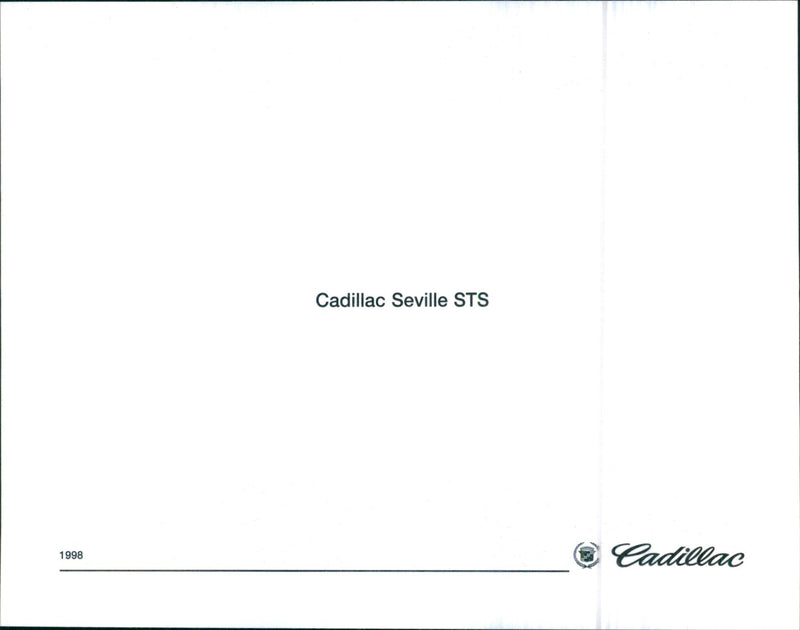 Cadillac Seville STS - Vintage Photograph