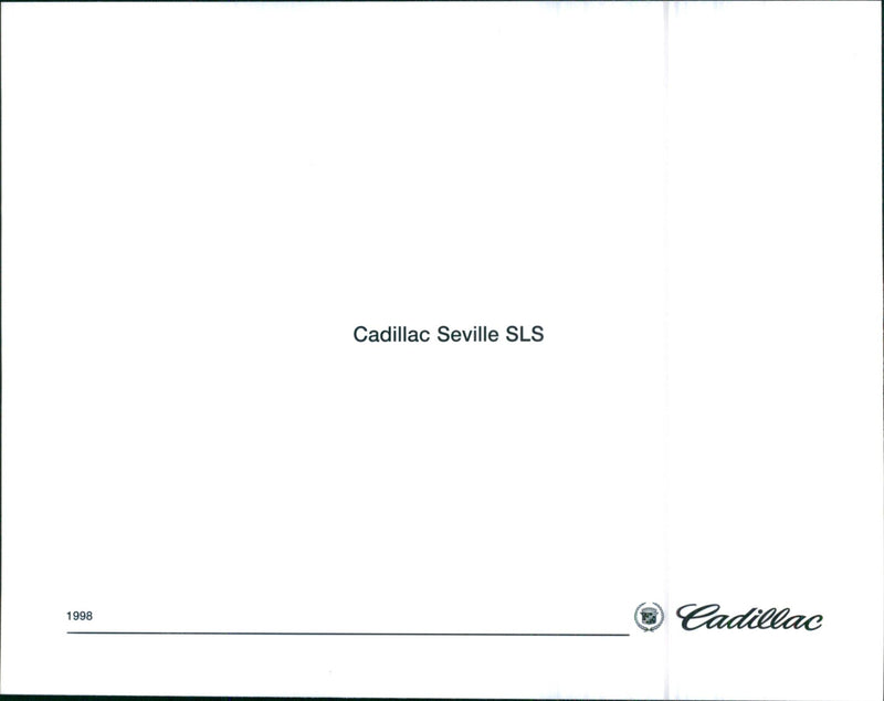 Cadillac Seville SLS - Vintage Photograph