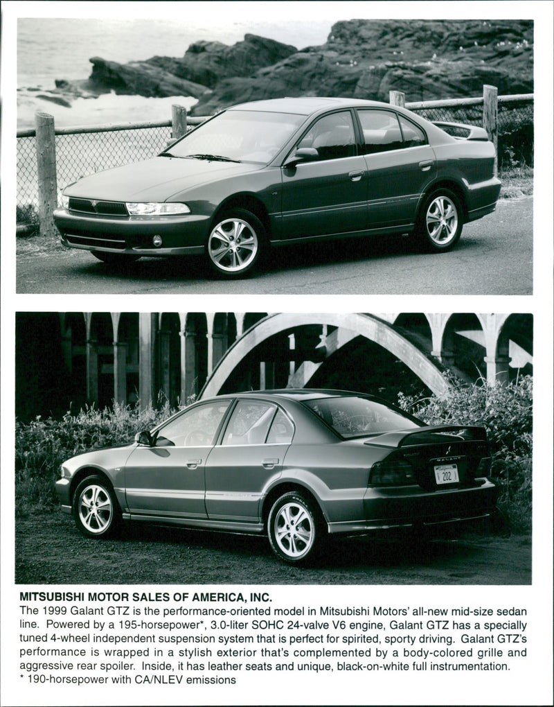1999 Mitsubishi Galant GTZ - Vintage Photograph