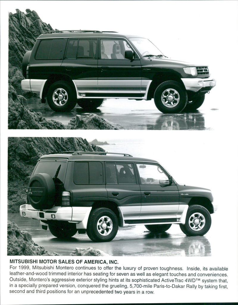 1999 Mitsubishi Montero - Vintage Photograph