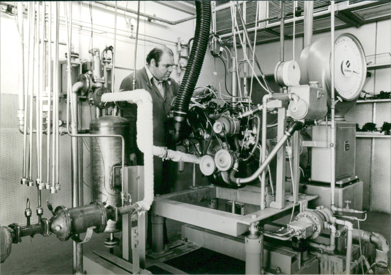 Degussa Engine - Vintage Photograph