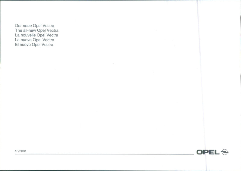 Opel Vectra - Vintage Photograph