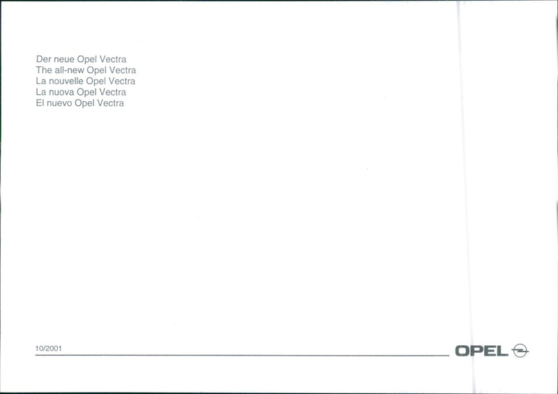 Opel Vectra - Vintage Photograph