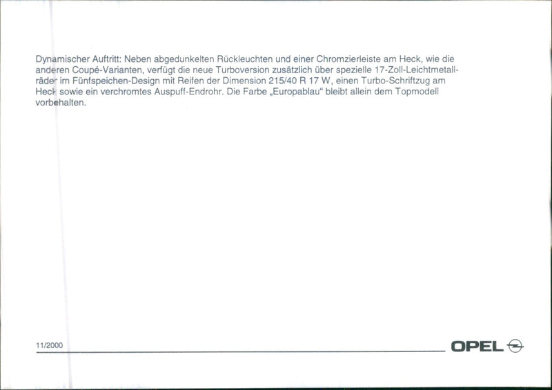 Opel Coupe - Vintage Photograph