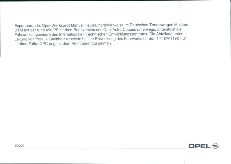 Opel - Vintage Photograph