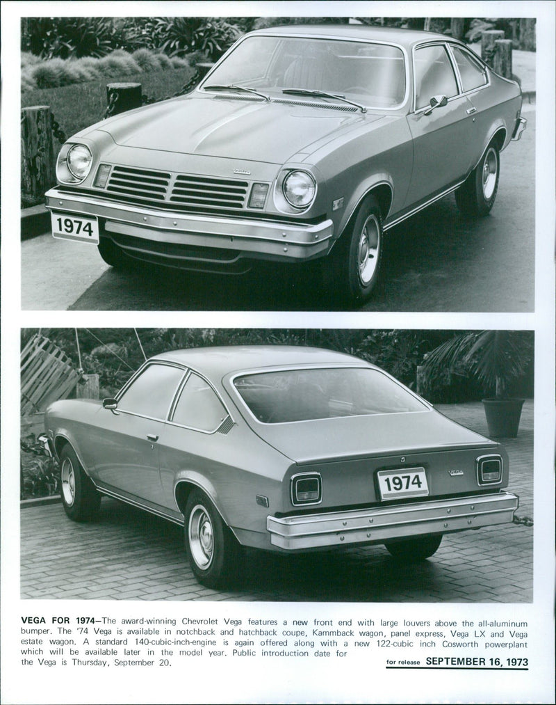 1974 Chevrolet Vega - Vintage Photograph