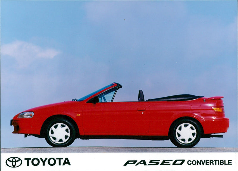 Toyota Paseo Convertible. - Vintage Photograph
