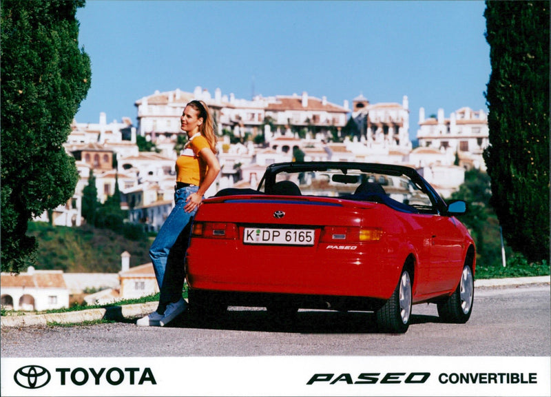 Toyota Paseo Convertible. - Vintage Photograph