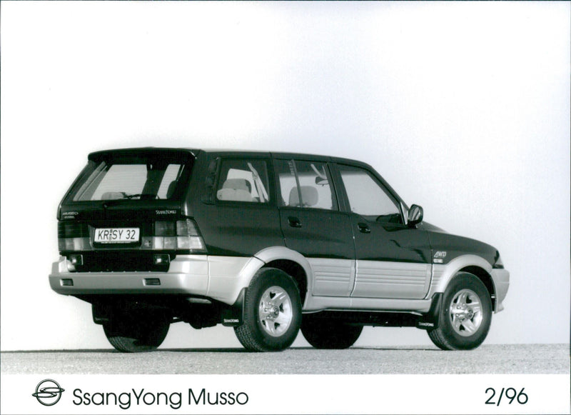 1996 SsangYong Musso - Vintage Photograph