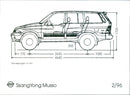 1996 SsangYong Musso - Vintage Photograph