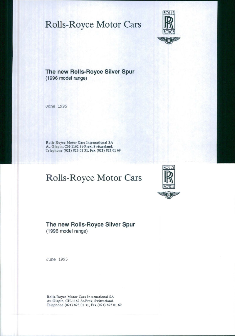 1996 Rolls-Royce Silver Spur - Vintage Photograph