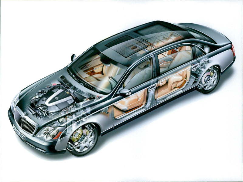 2002 Maybach - Vintage Photograph