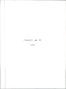 1995 Peugeot 406 - Vintage Photograph