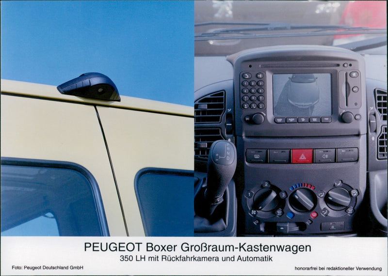 Peugeot Boxer Box Van - Vintage Photograph