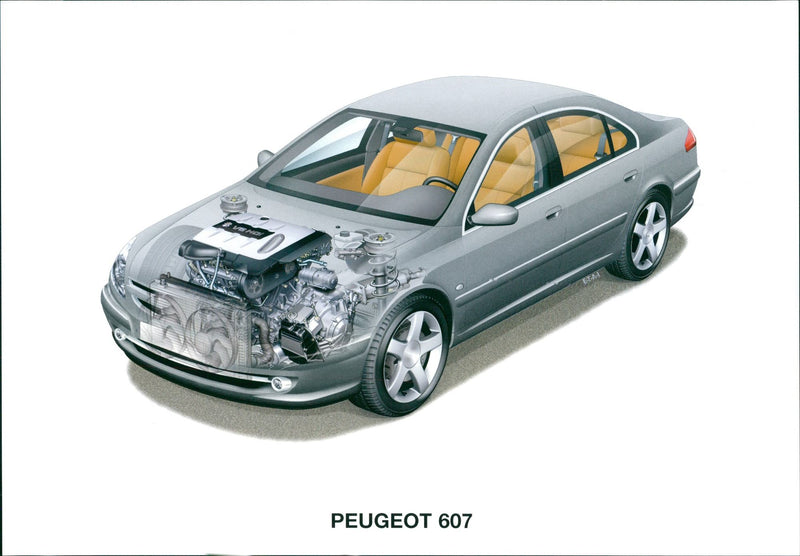 2004 Peugeot 607 - Vintage Photograph