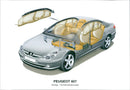 2004 Peugeot 607 - Vintage Photograph