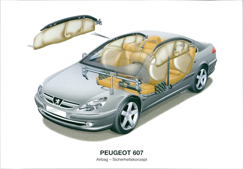 2004 Peugeot 607 - Vintage Photograph