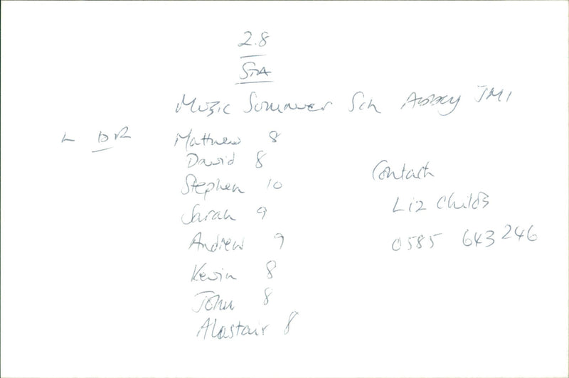 MUIR MUSIC SERIES - Vintage Photograph