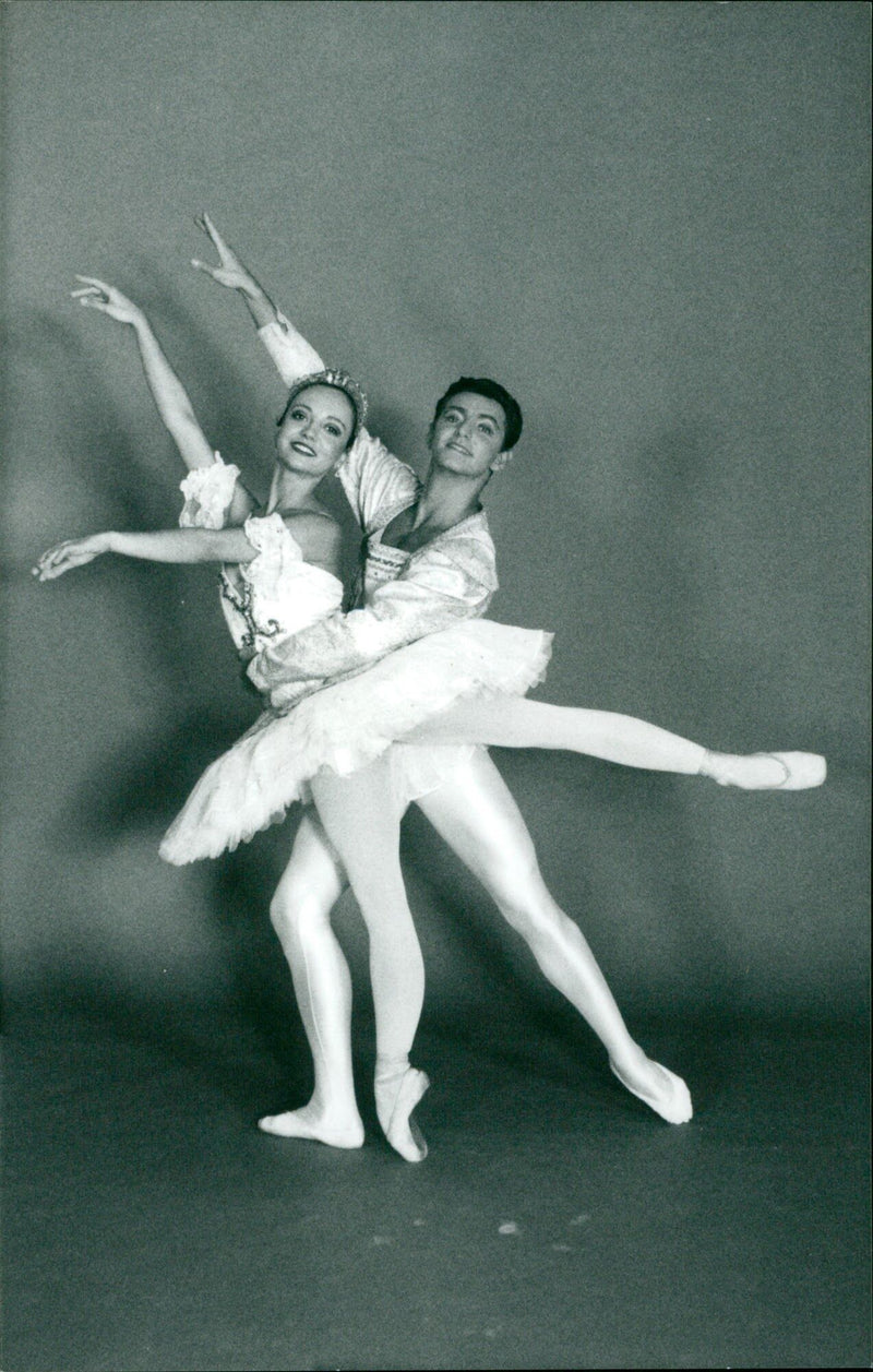 A dancer from The European Ballet performs The Nutcracker. - Vintage Photograph