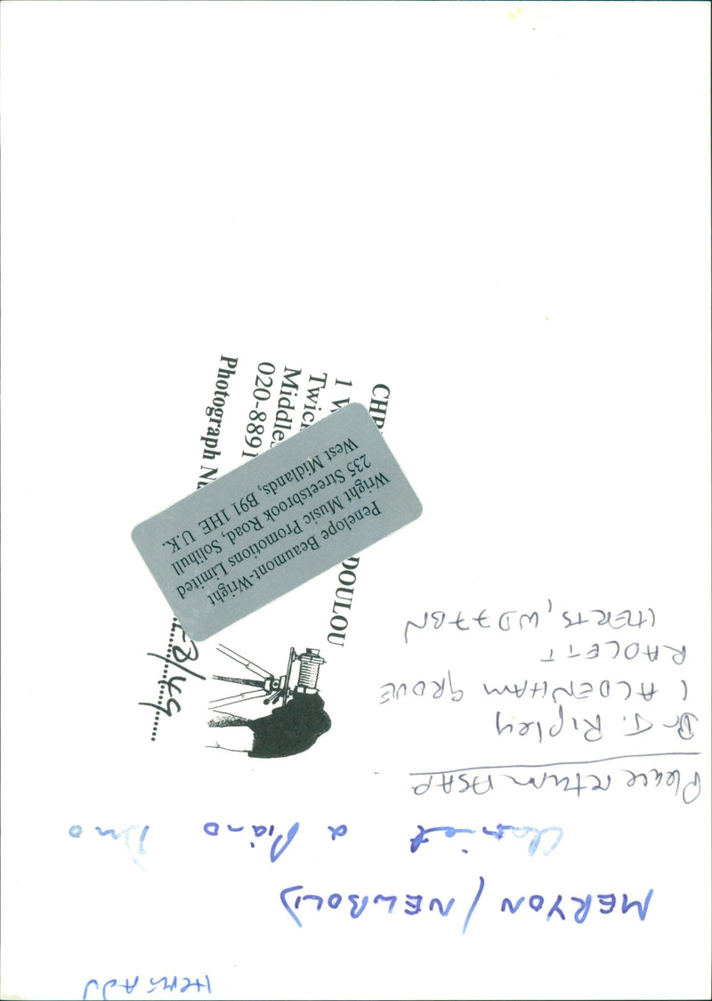 MUSIC SERIES - Vintage Photograph