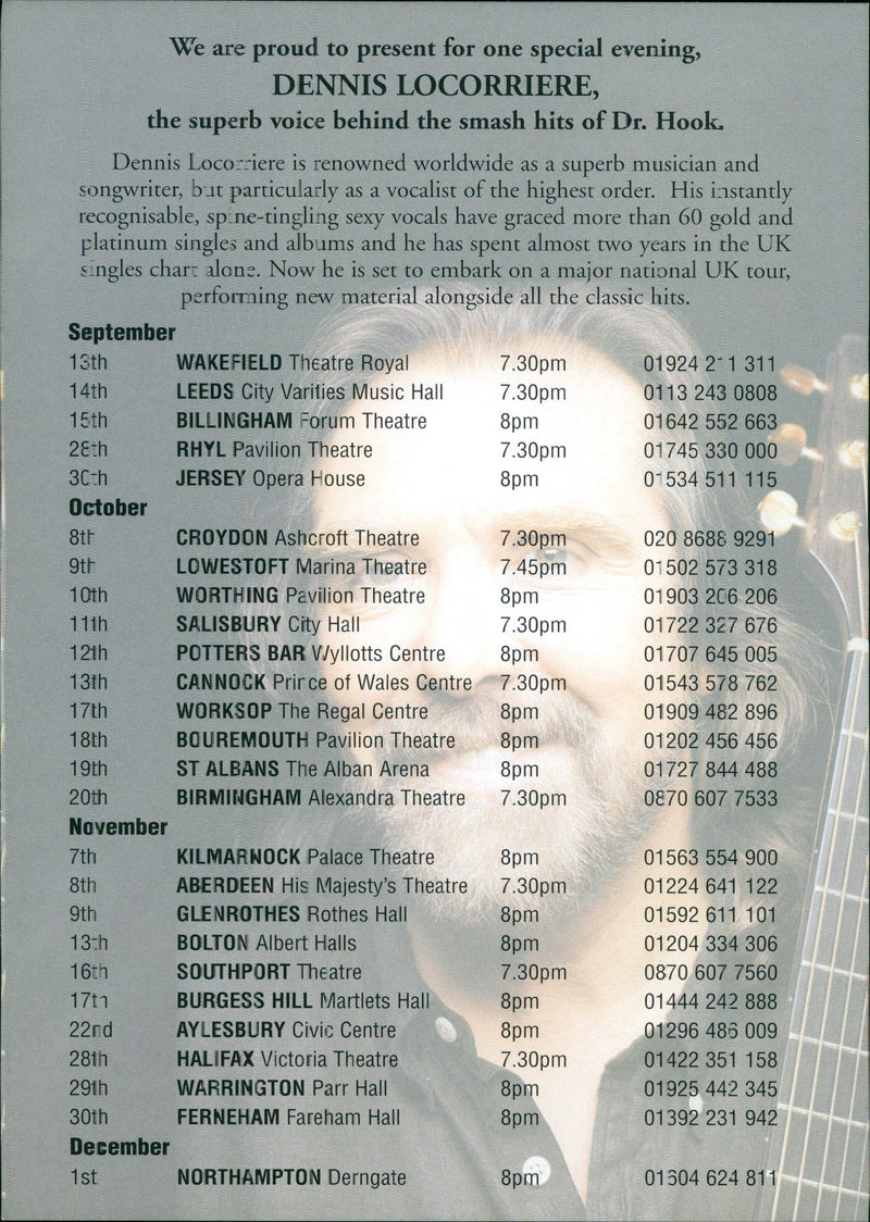 JOHN SONGWRITER OPERA ROYAL PRINCE - Vintage Photograph