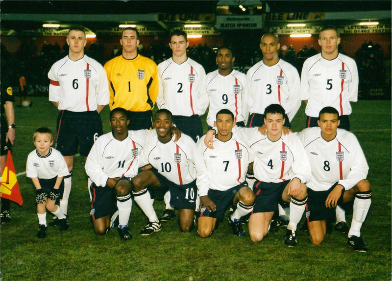 England U18 - Vintage Photograph