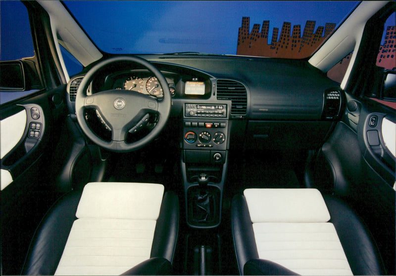 1998 Opel Zafira - Vintage Photograph