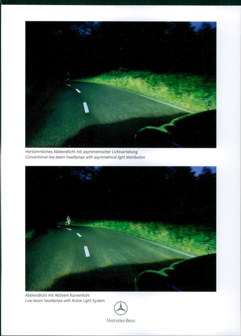 Mercedes Benz "Lighting System" - 2002 - Vintage Photograph