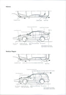 Mitsubishi Saloon and Station Wagon - Vintage Photograph