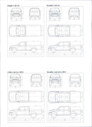 Mitsubishi pick up trucks dimensions - Vintage Photograph