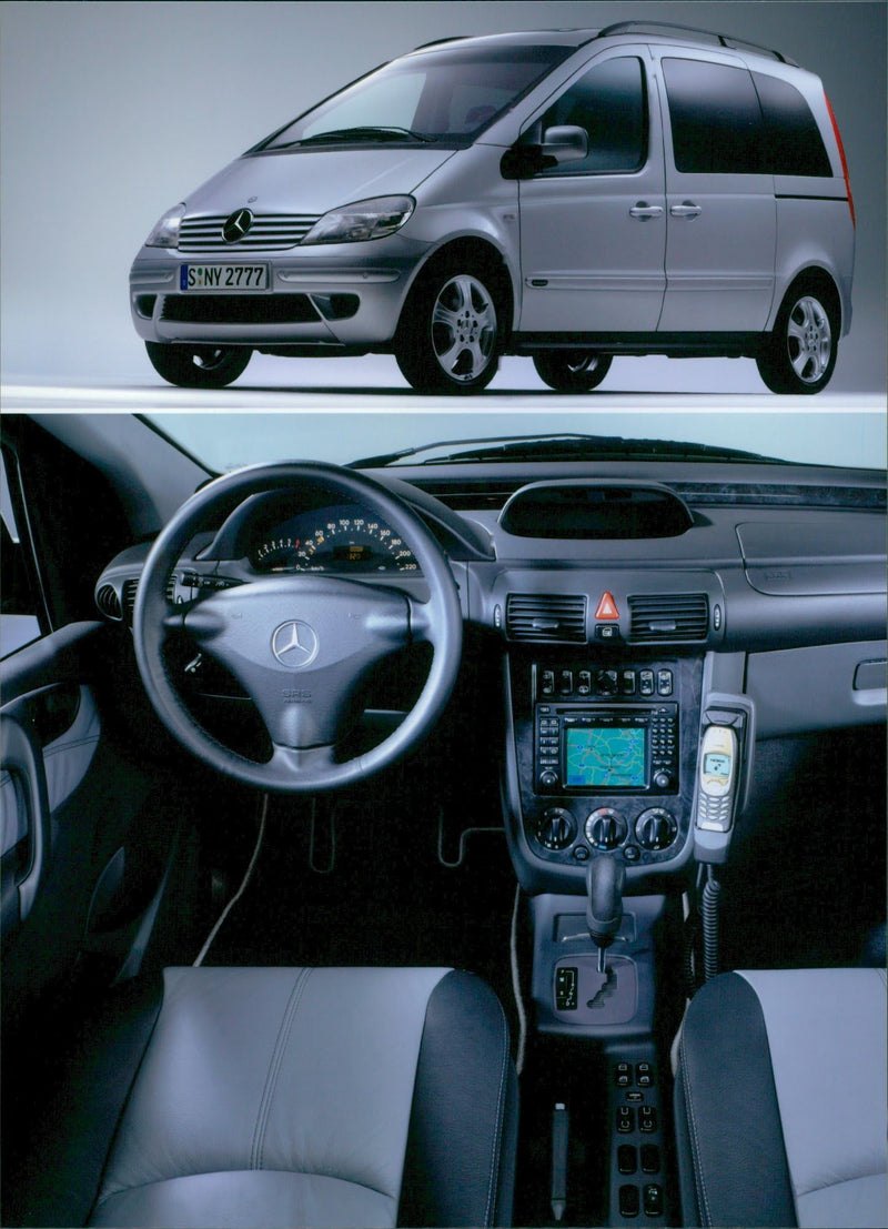 2003 Mercedes-Benz Vaneo - Vintage Photograph