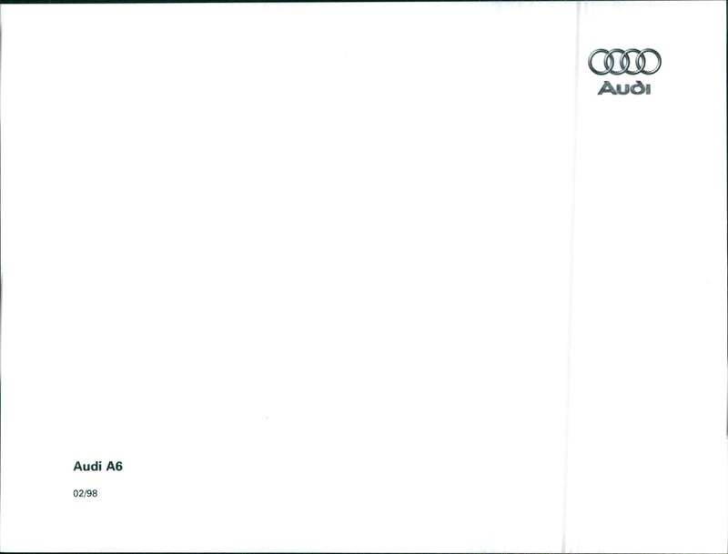 1998 Audi A6 - Vintage Photograph