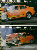 Offset Crash Passive safety - Vintage Photograph