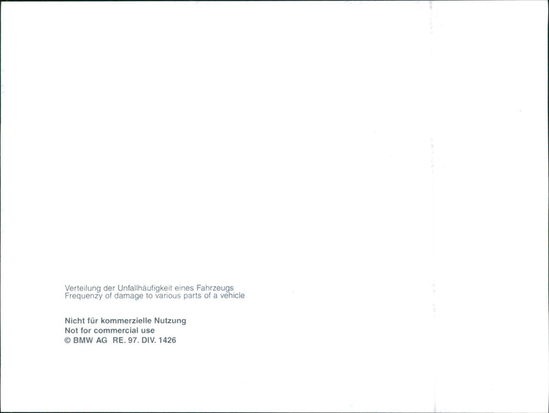 Evaluation of 450 BMW accidents - Vintage Photograph