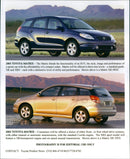 2003 Toyota Matrix XR 4WD and Toyota Matrix XR 2WD - Vintage Photograph