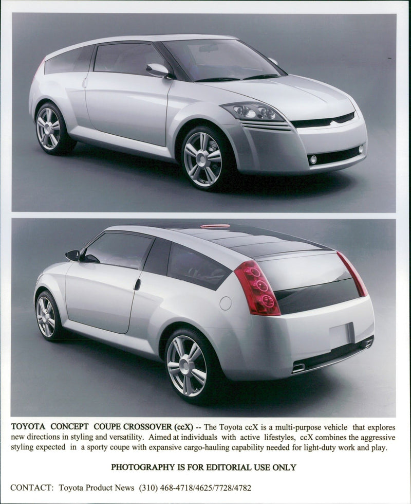 Toyota Concept Coupe Crossover - Vintage Photograph