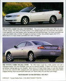 2002 Toyota Camry Solara Convertible and Toyota Camry Solara Coupe - Vintage Photograph