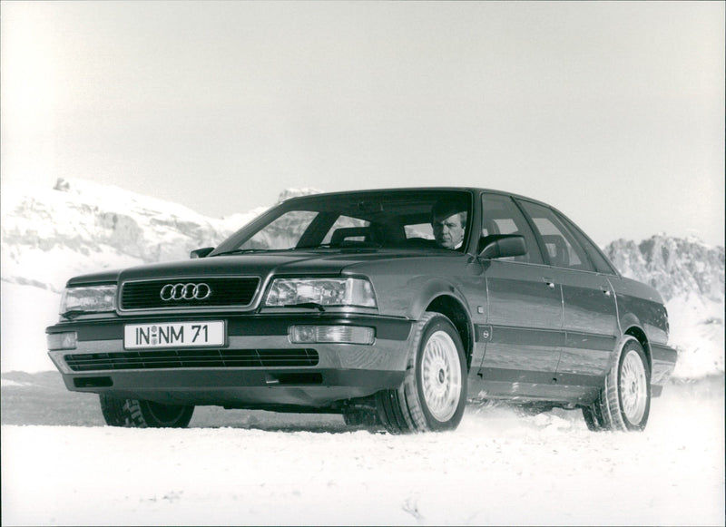 1990 Audi V8 - Vintage Photograph